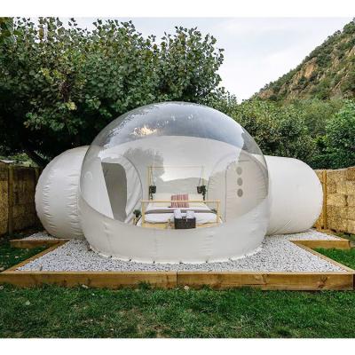 China 0.55mm PVC Tarpaulin Inflatable Bubble Tents Clear House Tent For Camping OEM for sale