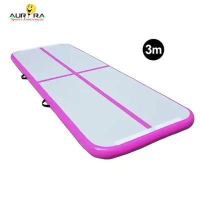 China 3x1m 4x1m 5x1m Inflatable Air Track Tumbling Mat Gymnastic Jumping Yoga Training for sale