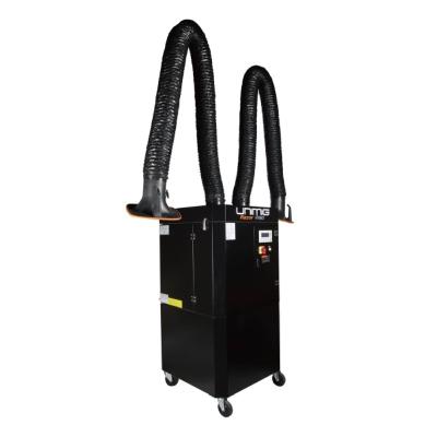 China Factory Customized Industrial Double Arms Welding Fume Extractor / Dust Collector / Smoker Cleaner for sale