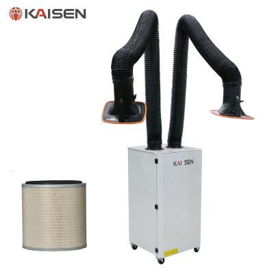 China Factory exported to UK welding fume catcher with two suction arms for sale