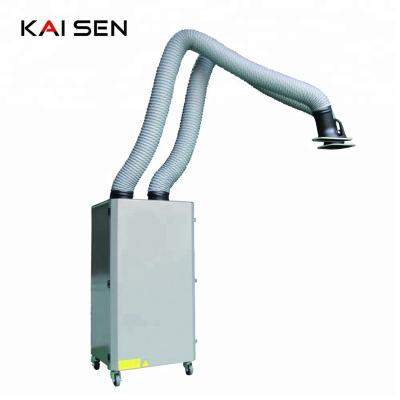 China Factory 2020 KAISEN KSJ-2.2S Mobile Industrial Dust Scrubber With Double Arms 2.2 Kw 2000m3/h Air Flow for sale