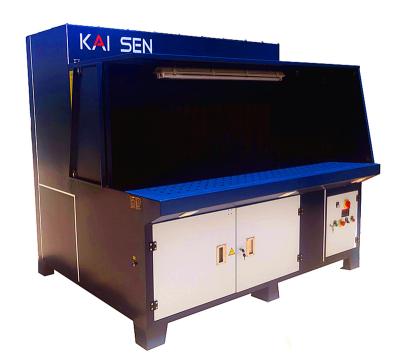 China Cartridge Filter Dust Collector Extraction Table Downdraft Workbench KSDM-7.5-2 for sale