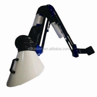 China Acid-fighting flexible stainless steel hood ceiling fume extraction arm for sale