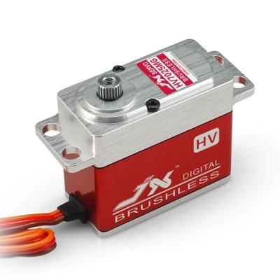 China RC model BLS-HV7025MG 25kg high voltage standard brushless rc car servo motor for sale