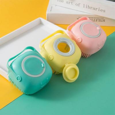 China EXFOLIATE shampoo facial brush baby food grade silicone face brush baby cleansing brush for sale