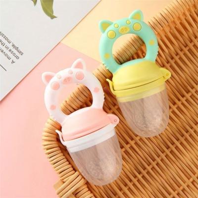 China Wholesale Free Feeder Infant Baby Food BPA Infant Nibbler Baby Fruit Feeding Pacifier for sale