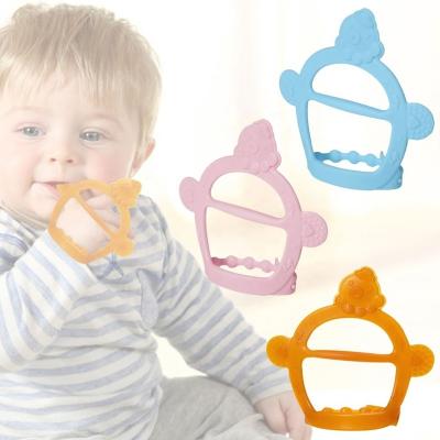 China 100% Food Grade Adjustable Silicone Baby Chews Toy Silicone Molars Teething Toys Teethers Bracelet For Babies for sale