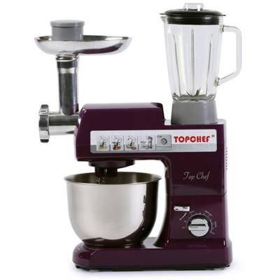 China Hot Selling 1300W Multifunction Tilt Head Design 5 in 1 Dough Mixer & 5L SUS304 Chopper Bowl for sale