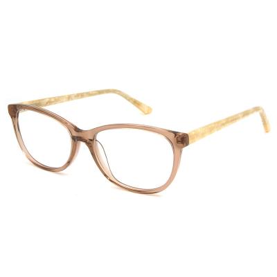 China Ready sale Italy design classic women cat eyewear OEM acetate optical frame glasses goods for sale