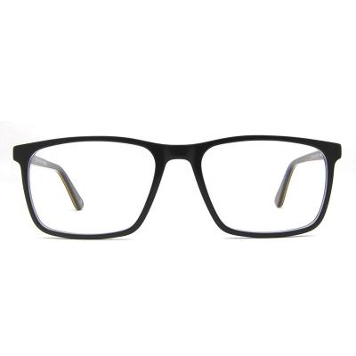 China Ready sale Italy classic eyewear design rectangle glasses acetate optical frame glasses goods for sale