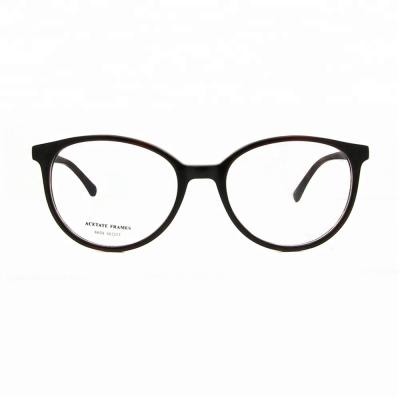 China 2018 Latest Newcomer Eyewear Oversized Oval Acetate Glasses Optical Frames for sale