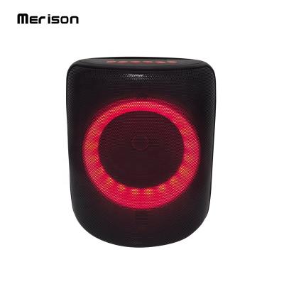 China Play Video 4 Inch 8W Wireless Bluetooth Talking Bluetooth Altavoz Stereo Speaker With LED Colorful Flashing Light for sale