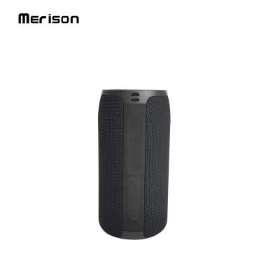 China Waterproof outdoor portable motorcycle phone function black fabric 5w ipx5 garden bluetooth wireless speaker with RGB light for sale