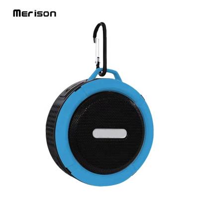 China Portable round bluetooth mp3 player bluetooth bicycle phone function water resistant handsfree wireless speaker for sale