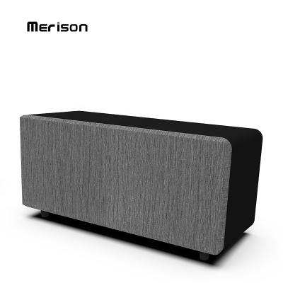 China Wooden bluetooth speaker 4 ohm fabric subwoofer caixa de som 10w de myon retro telephone function for sale