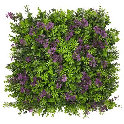 China Eco-friendly UV Proof Synthetic Artificial Decorative Grass Plant Interior Green Plants Wall Panels for sale