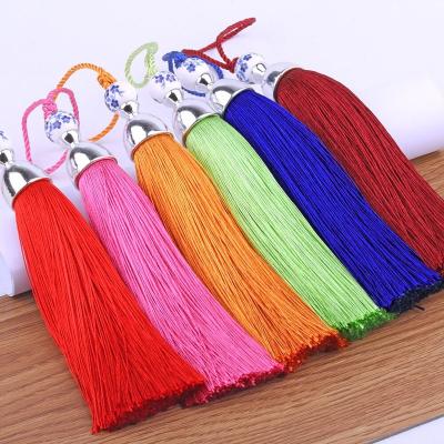 China 2021 hot sale mobile phone gold graduation cotton tassel tassel for bag for sale