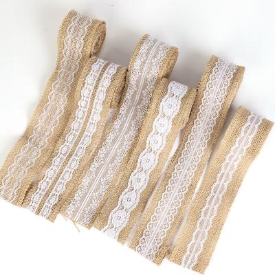 China Light and sparkle and incease the festival touch. Hot Sales Gift Wrapping Custom Satin Jute Trim Lace Up White Ribbon For Wedding Decoration for sale