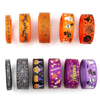 China Light and sparkle and incease the festival touch. Wholesale New Arrival Festival Halloween Ribbon Cartoon Printing Grosgrain Ribbon For Decoration for sale