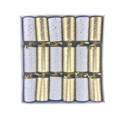 China Paper Direct Factory Supply Good Quality Gold Dot Foil Stamping Best Western Christmas crackers for sale