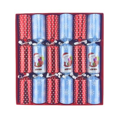 China Paper Direct Factory Supply Custom Santa Dot Printing Christmas Cracker Poppers for sale