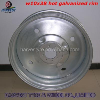 China Farm Tractor W10X38 Irrigation Wheels For 11.2-38 Tires for sale