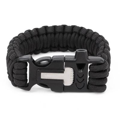 China Other Factory Stainless Steel Professional Outdoor Charm Survival Custom Paracord Bracelets for sale