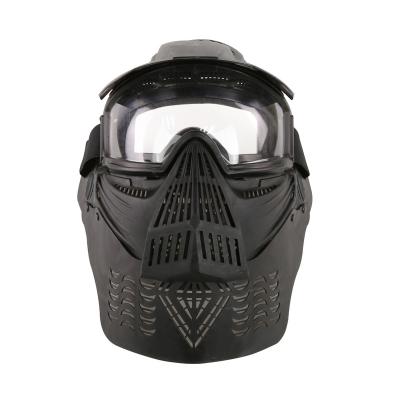 China High Quality Tactical ABS Low Carbon Steel Plastic Airsoft Breathable Ballistic Protective Military Tactical Face Mask for sale