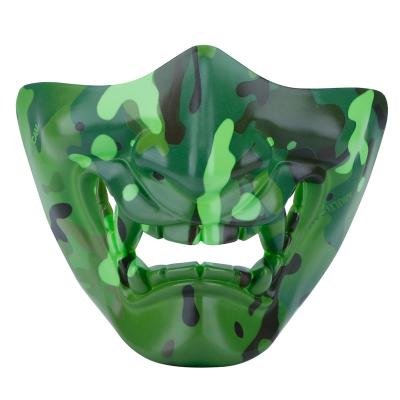 China Low Price Halloween Party Airsoft Scary Green Paintball Army Cosplay Tactical Protective Mask For Night Wear for sale