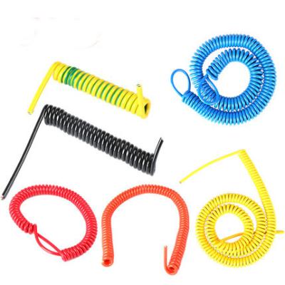 China Underground High Quality PU Spring Cable Shrink Power Cord for sale