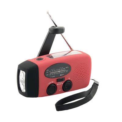 China High Quality PORTABLE Custom Design Time Emergency Operate Portable Solar Dynamo Crank Radios for sale