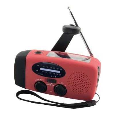 China Wholesale PORTABLE Time Pac Time Rechargeable Battery Low Price Emergency Hand Crank Solar Power Radio for sale