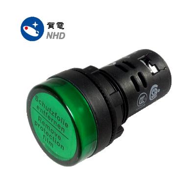 China NLD22-GI LED Pilot Lamp Indicator Light AC 220~240V Plastic Anti-Interference Type for sale