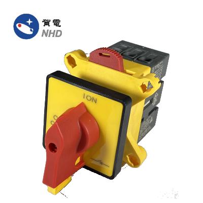 China Disconnector 3 Pole 25A , NDS-203G4P Switch Panel Mount 48*48mm for sale