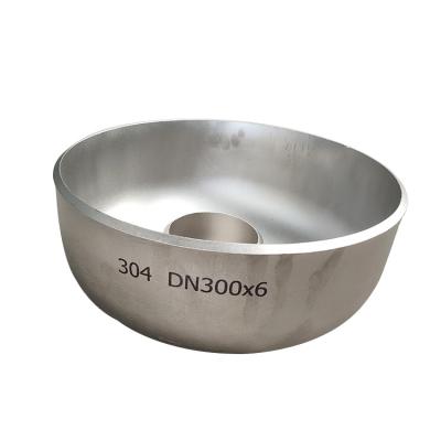 China Stainless End Caps Top quality product dn200 dn150 petroleum Stainless Steel pipe fittings Stainless End Caps for sale