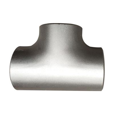 China Petroleum High quality Round petrochemical industry Safety Sanitary Butt Weld  pipe fittings tee for sale