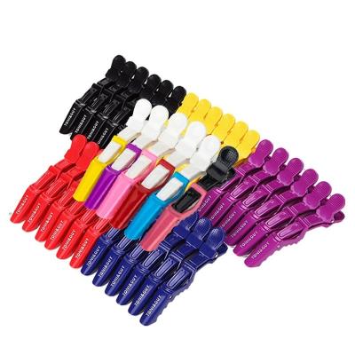 China IFOND Hair Salon Custom Hair Care Logo Hair Clips Alligator Clip Styling Tools Setting Zone Hair Pins for sale