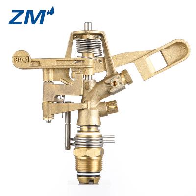 China Water Impact Resistant Brass Sprinkler Adjustable Full And Part Circle Sprinkler For Farm for sale