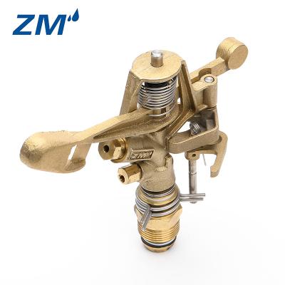 China Rain Sprinkler Full And Part Brass Metal Circle Gun For Agriculture Irrigation Equipment for sale