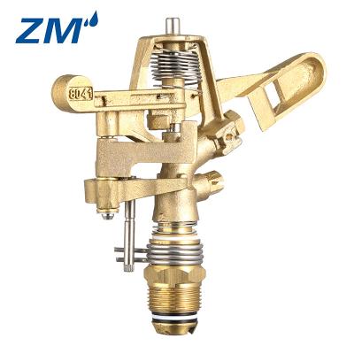 China High Pressure Garden Full And Part Circle Irrigation Sprinklers Brass Impact Nozzle Metal Water Sprinklers for sale