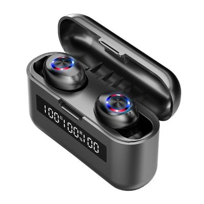 China Super Mini with f9 power bank audifonos-Bluetooth amoi earphone bluetooth amoi 2021 - headset black earbuds with box charging radio for sale