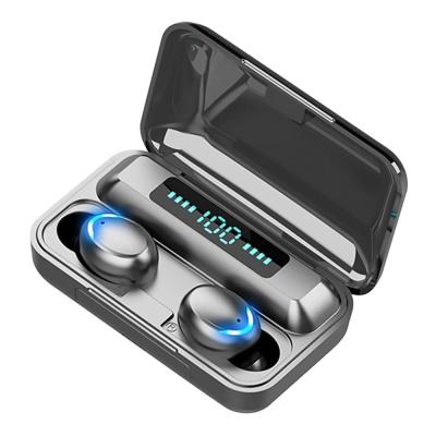 China Original amoi tws f9-5 bluetooth 50 audifonos f9-5c comfortable wearing earphones with powerbank for sale