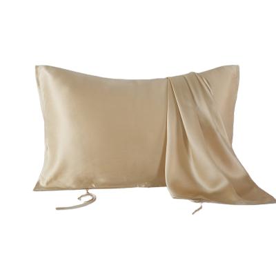 China Sustainable Comfortable 100% Mulberry Silk 19mm Pillowcase And Luxury Pillow Cover 22mm for sale