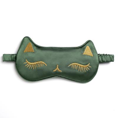 China Shading Factory Directly Supply Customized Soft Silk Satin Eye Sleep Mask for sale