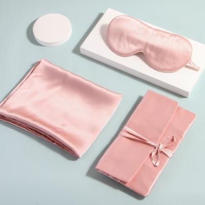 China Luxury Customized Soft Silk Satin Gift Bags Pouches For Eye Mask, Pillow Case And Hair Scrunchies for sale