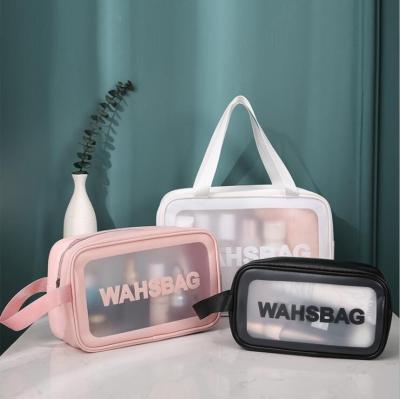 China Lady Hot Selling Makeup Bag Cosmetic Bag Pure Color Customized Logo Material Type Size And Color Accept for sale