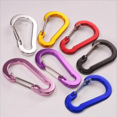 China Metal+plastic Customize Metal Carabiner Bottle Key Chain Hook Kind Promotional Gift Customize Logo Size And Logo for sale