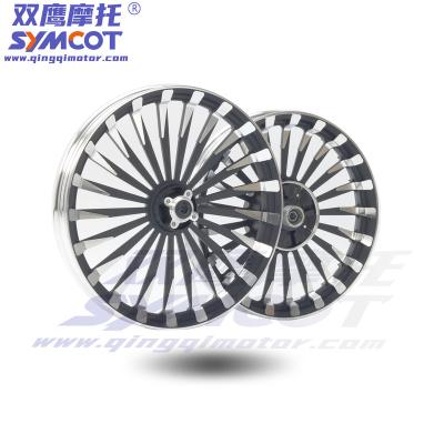 China Aluminum Alloy 21 Spoke Aluminum Wheels For GN125 GN150 GN200 GN250 Suzukies Chopper Cruiser Street Motorcycle Model Wheels Hub For Yemen for sale