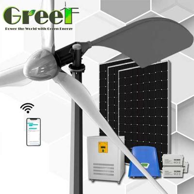 中国 5KW容易な住宅の太陽雑種の風力の断続的に格子システム 販売のため