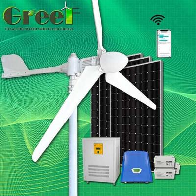 China A grade 3KW amarrou o sistema de gerador solar das energias eólicas com as lâminas de 3PCS FRP à venda